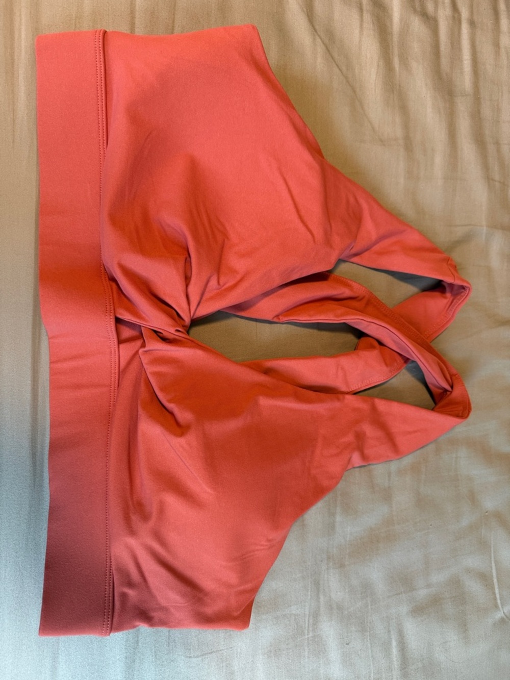 Coral Fabletics Bra with Cross-Back Straps